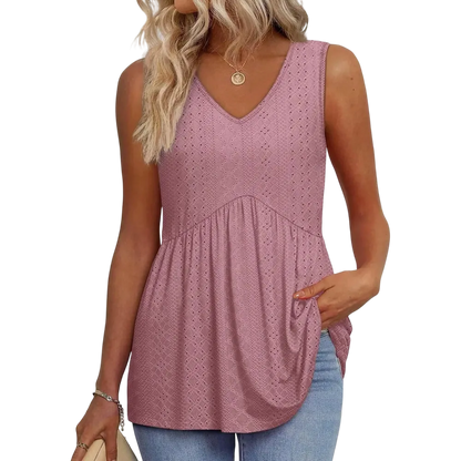 Women's V Neck Tank Tops