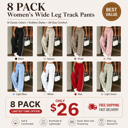 👖Seasonal Style - High-Rise Drawstring Pants