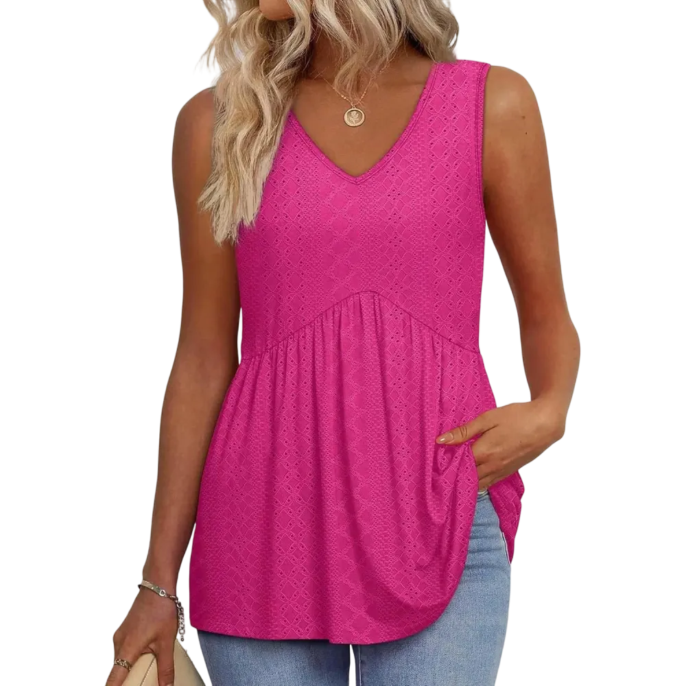 Women's V Neck Tank Tops