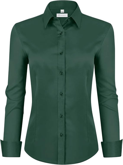 Womens Classic-Fit Dress Shirts