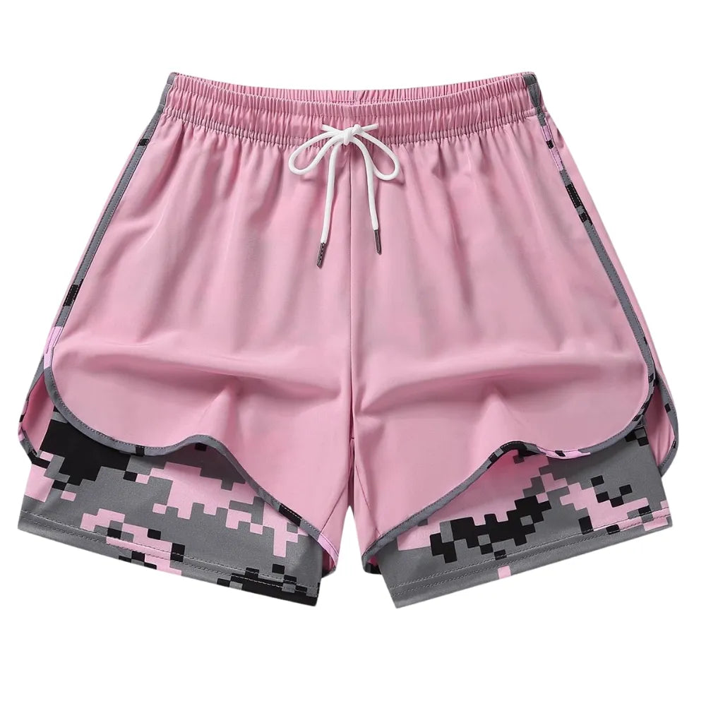 Women’s Casual Athletic Shorts With Built-In Liner