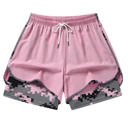Women’s Casual Athletic Shorts With Built-In Liner
