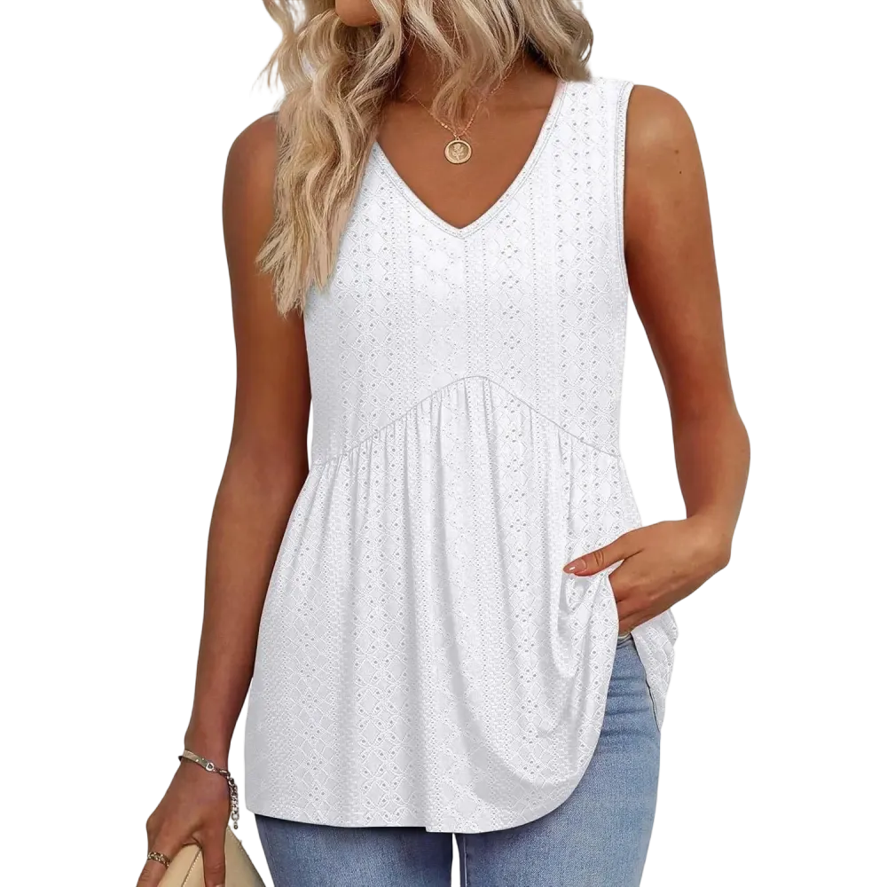 Women's V Neck Tank Tops