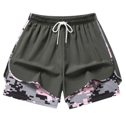 Women’s Casual Athletic Shorts With Built-In Liner