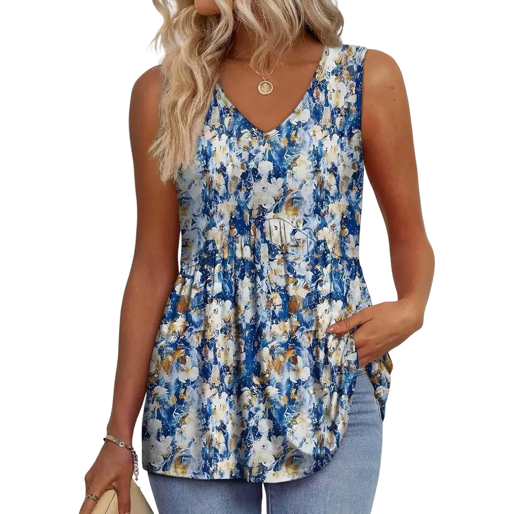 Women's V Neck Tank Tops