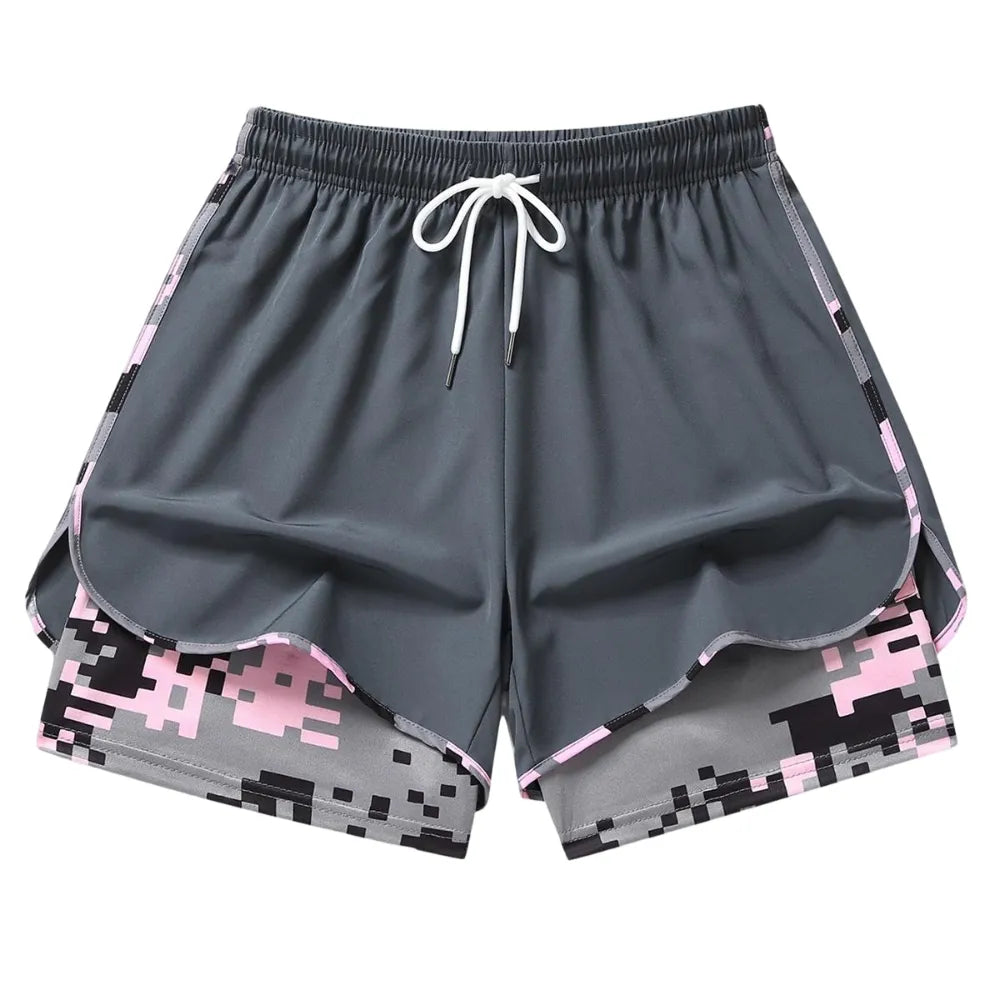 Women’s Casual Athletic Shorts With Built-In Liner