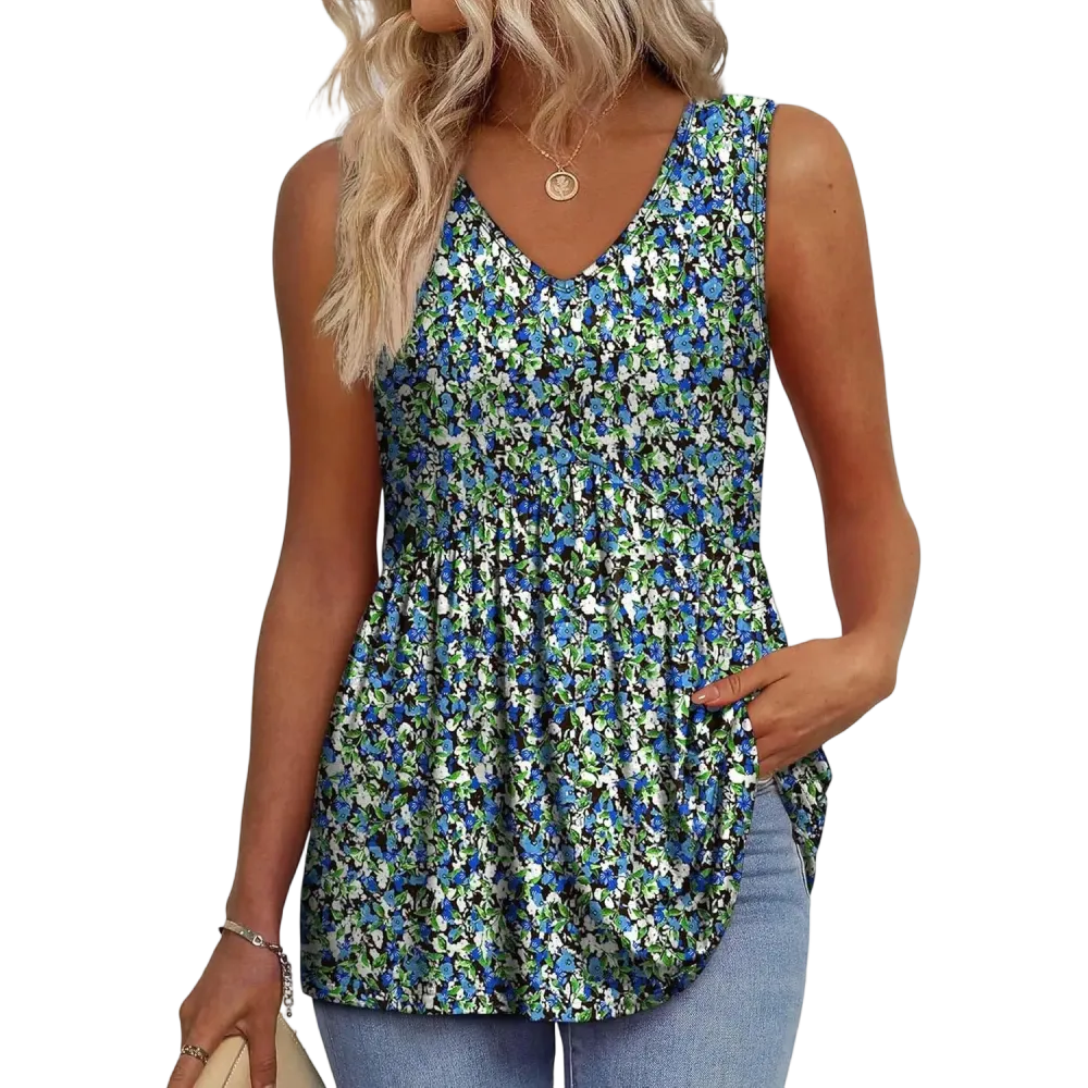 Women's V Neck Tank Tops