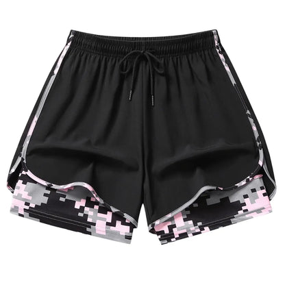 Women’s Casual Athletic Shorts With Built-In Liner