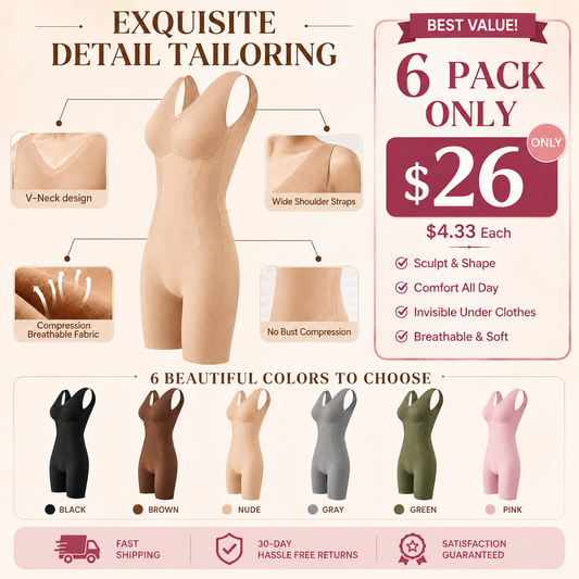 Tummy Tuck & Hip Lift Traceless One-piece Shapewear