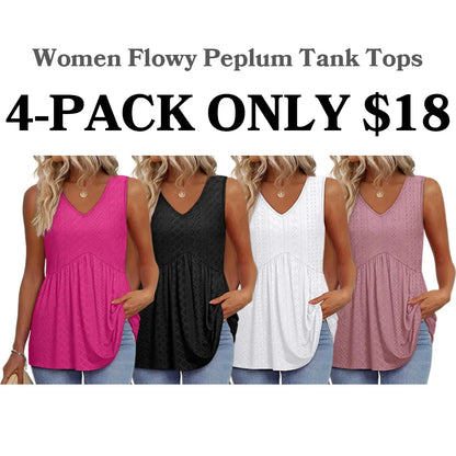 Women's V Neck Tank Tops