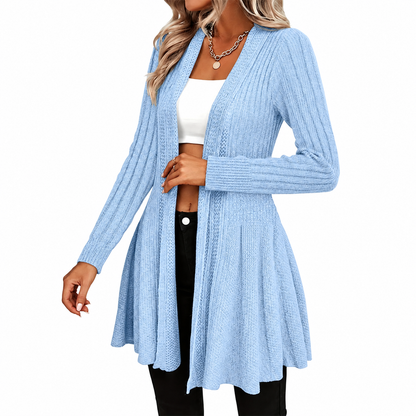 🌸 NEW ARRIVAL –  Elegant Textured Open Cardigan – Soft, Effortless & Easy to Style Every Day ✨