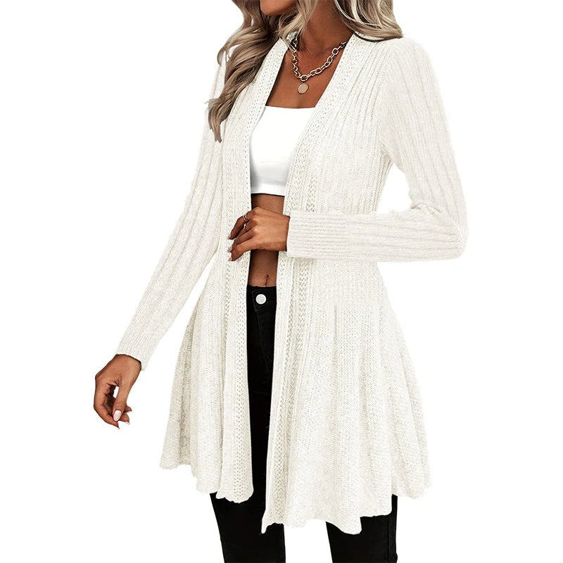 🌸 NEW ARRIVAL –  Elegant Textured Open Cardigan – Soft, Effortless & Easy to Style Every Day ✨