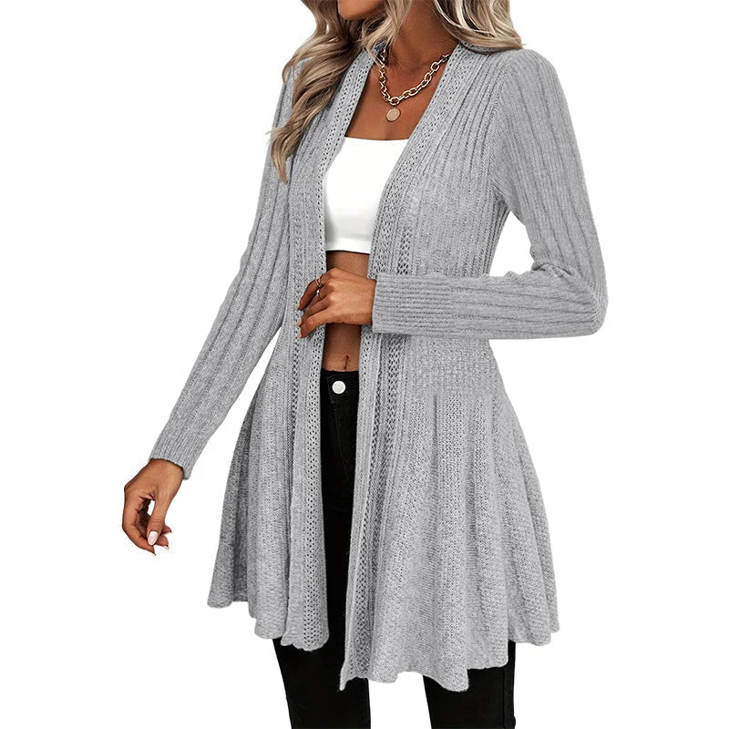 🌸 NEW ARRIVAL –  Elegant Textured Open Cardigan – Soft, Effortless & Easy to Style Every Day ✨